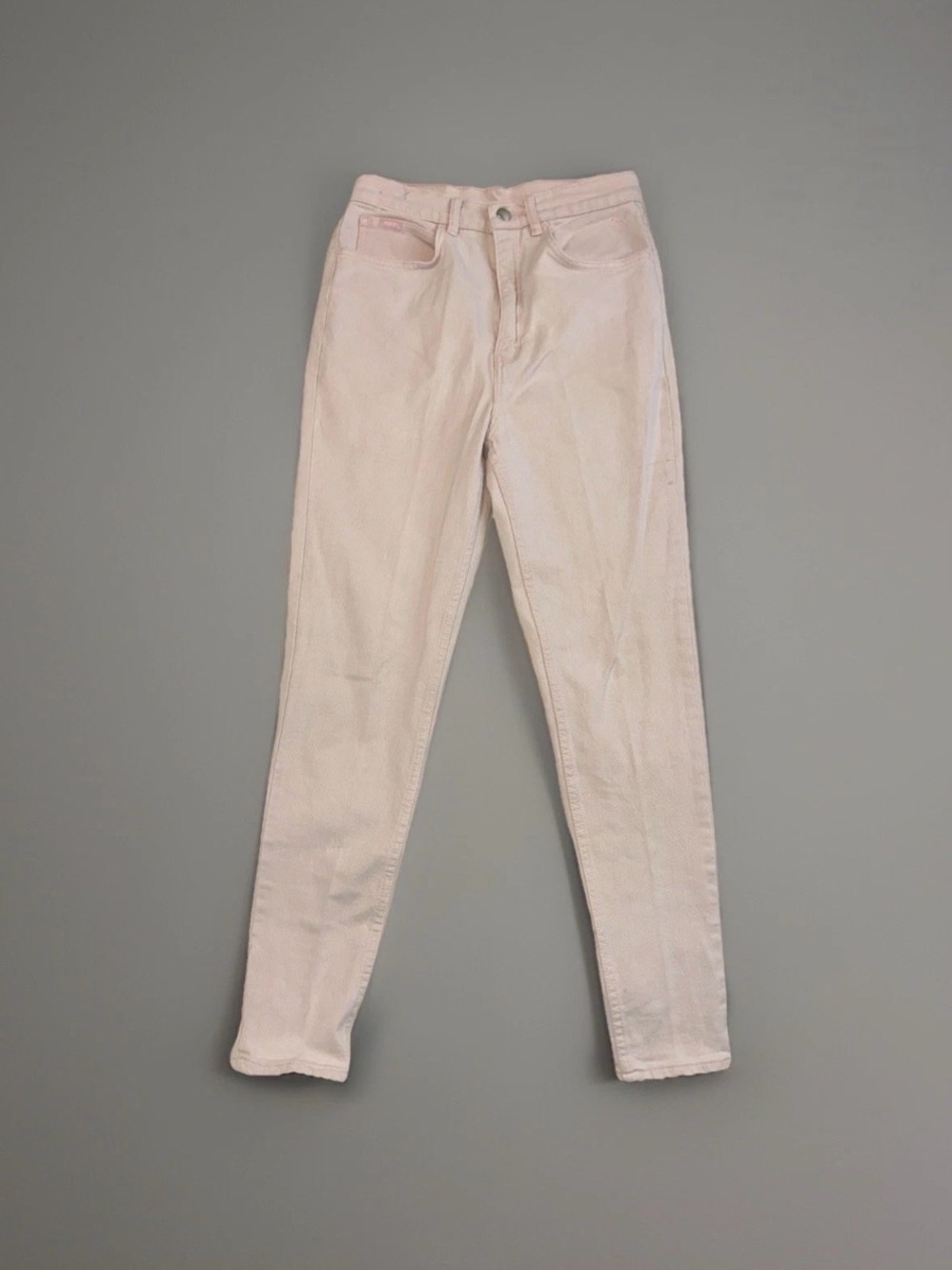 Ultra RARE Puma Women's Pale Pink Straight Leg Jeans #676 - Picture 6 of 6